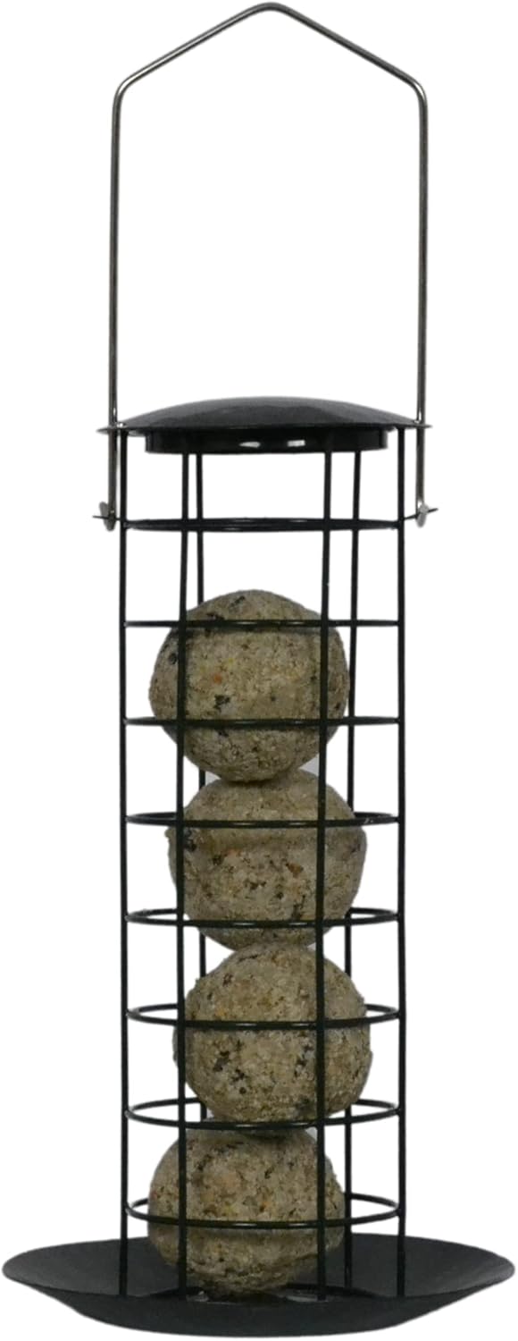 Supa Fat Ball Feeder & Tray Is Designed To Hold Both Netted And Un-netted Fat Balls. The Tray Acts Both As A Feeding Station & Also Stops Food From Falling On To The Ground Thus Discourages Vermin. - Image 3