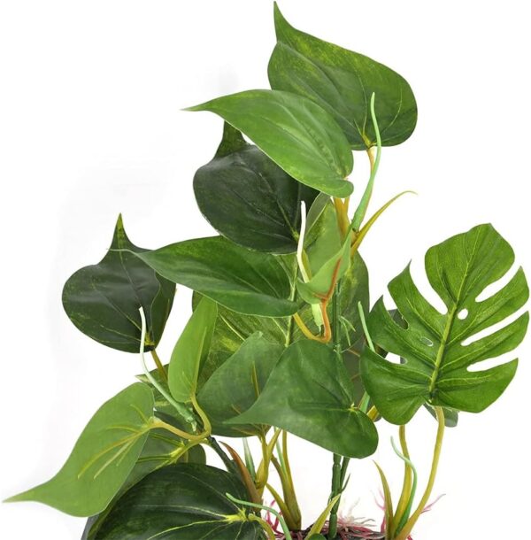 ANCLLO Aquarium Plastic Plant, Artificial Plant Lifelike Water Grass Decoration for fish tank - Image 5
