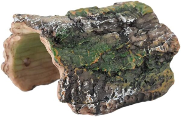 OMEM Reptile Hideout Box,Spider,Scorpion Reptile Hides and Caves Habitat Decor,Imitation Bark Resin Hidden Nest Tortoise Supplies - Image 3