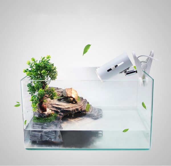 Reptile Hideout Caves Turtle Ramp Basking Platform Habitat Shelter Decor Humidify Hide Cave Resin Rock (L) - Image 7