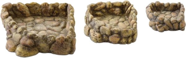 Exo Terra Reptile Corner Water Dish, Brown, Large - Image 5