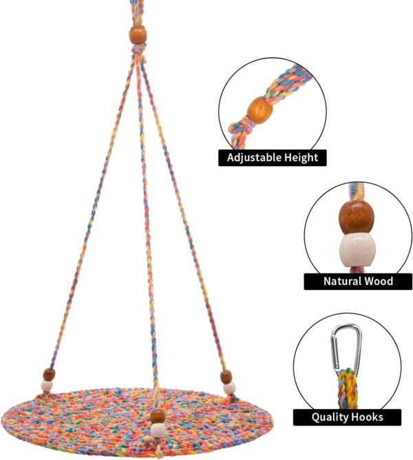 Tocwick Reptile Hammock Swing Hanging Bed, Cute Bearded Dragon Swing Toy, Cotton Lizard Summer Bed for Reptile, Cage Accessories for Leopard Gecko Small Animal - Image 5