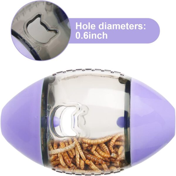 Bearded Dragon Toy, Reptile Toys Lizard Enrichment Toys Bearded Dragon Feeding Toys Reptile Enrichment toy For Lizards Bearded Dragons Geckos Small Reptiles (Purple) - Image 3