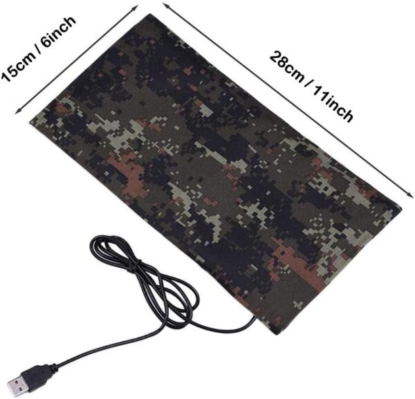 NEKOSUKI Reptile Heating Mat, 11x6 inch USB Waterproof Reptile Heat Pad Under Terrarium with 3 Levels Temperature Control, Japanese Carbon Fiber Heat Mat for Turtle, Tortoise, Snakes, Lizard, Gecko - Image 2