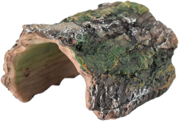 OMEM Reptile Hideout Box,Spider,Scorpion Reptile Hides and Caves Habitat Decor,Imitation Bark Resin Hidden Nest Tortoise Supplies - Image 5
