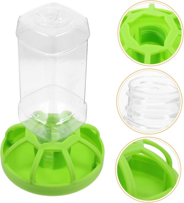 Yardwe 3pcs Parrot Feeder Parrot Food Feeding Container Automatic Bird Feeder Ornament Indoor Bird Feeder Bird Feeding Tool Bird Food Feeder Reusable Bird Feeder Bird Food Bowl - Image 4