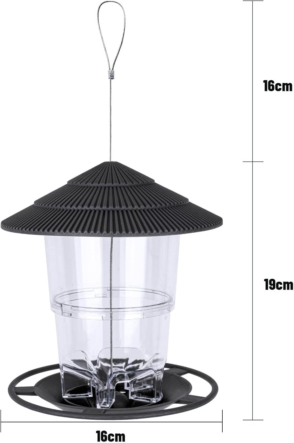 Bird Feeders for Outside, Bird feeder, Wild Bird seed for Outside Feeders, Squirrel Proof Birds Feeder, Garden Decoration - Image 3