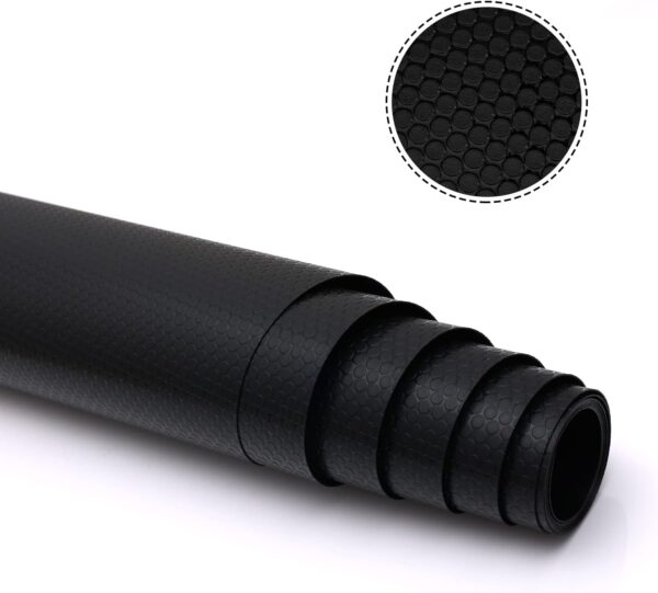 Large Reptile Carpet, Non-Adhesive Reptile Terrarium Bedding Substrate Liner Reptile Terrarium Mat Reptile Terrarium Carpet Mat for Reptile Tank Bearded Dragon Iguana Turtle Snakes (Black) - Image 3