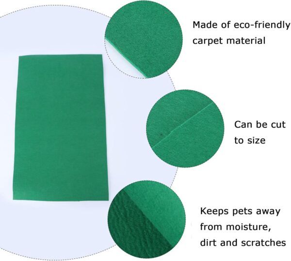 Esenlong Reptile Carpet Lizards Bedding Pet Cage Mat Supplies Geckos Terrarium Substrate Liner,2 Pcs Reptile Carpet for all Terrariums and Vivariums - Image 2