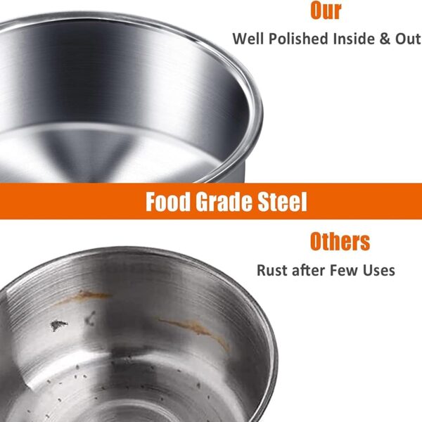 Bird Feeding Dish Cups Parrot Removable Stainless Steel Bowl Parrot Food Bowls Screw On Bird Feeder Bowl With Clamp - Image 7