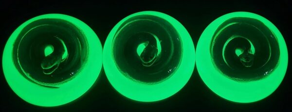 Chinese Water Snake Encased in Glow in The Dark Lucite Resin Dome 3.4" Paperweight Crafts Display Specimen Preserved Reptile Serpentes Taxidermy Collection for Biology Science Education Supplies - Image 9