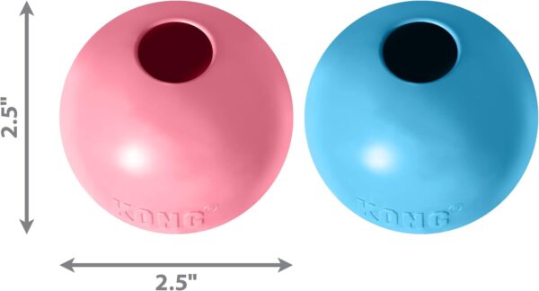 KONG - Puppy Ball - Soft Rubber, Dog Fetch Toy for Teething Pups - For Small Puppies (Assorted Colors) - Image 4