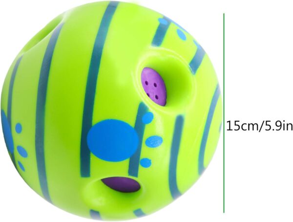 Besimple Giggle Ball Interactive Dog Toy, Fun Giggle Sounds Ball Puppies Training Playing Safe Funny Sound Talking Babble Ball for Small Medium Large Pet Dogs - Image 5