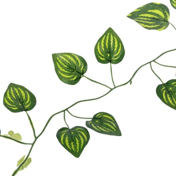 Myazs Reptile Plants Hanging Jungle Vines & Artificial Leaves Reptiles Terrarium Decorations For Lizard Snake Geckos Bearded Dragon Accessories Driftwood Reptile Supplies Reptile Heating Pad Tank - Image 3