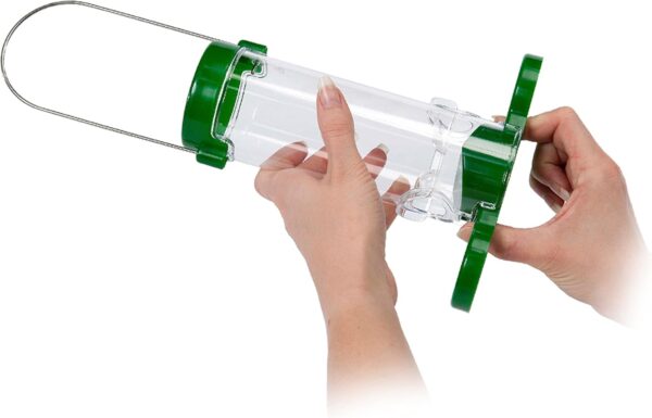 Bird Feeders Hanging Garden Bird Feeder - Jacobi Jayne® Get Set Go™ Hanging Seed Feeder For Wild And Garden Birds - Easy Clean Birdfeeder Perfect For Seed Blends And Bird Table Mixes - Image 5