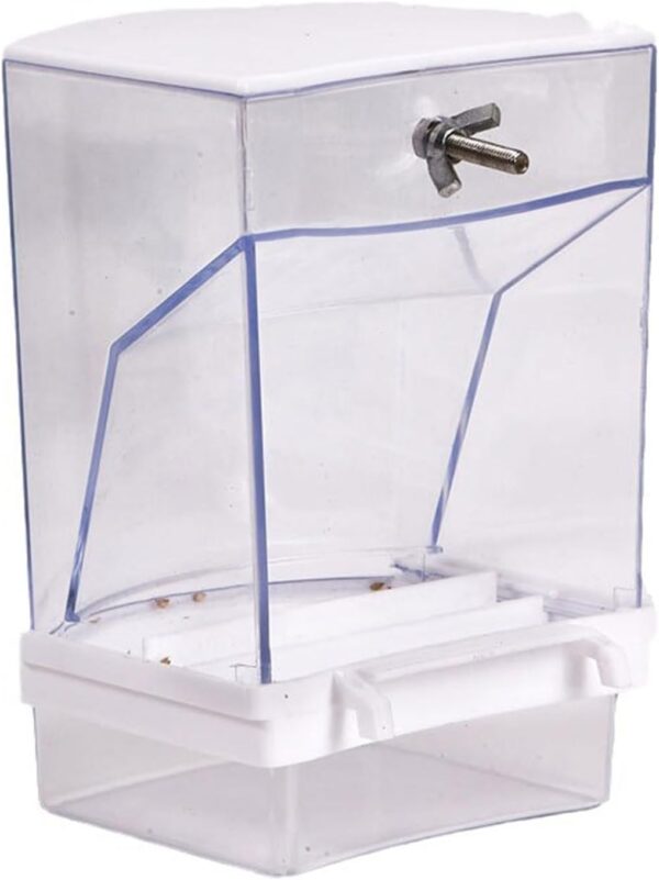 Dustproof Bird Food Feeder Hangable Feeding Box Automatic Bird Feeder Anti-spill Bird Food Container With Large Capacity - Image 6