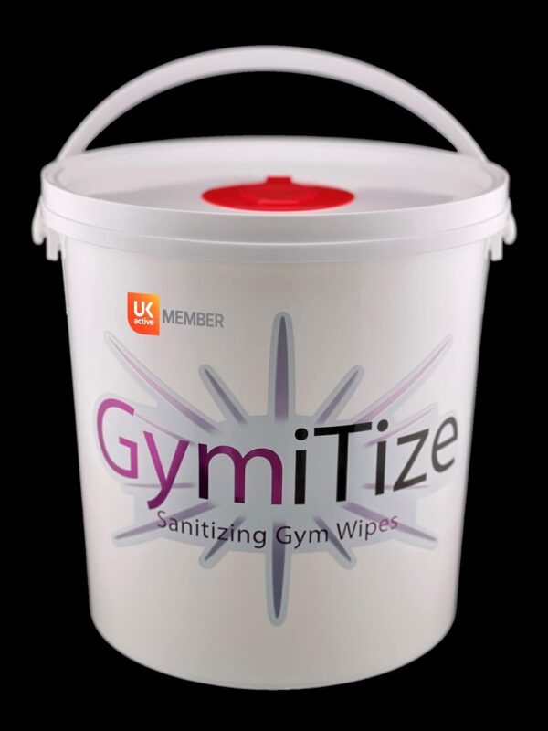 GymiTize Gym Wipes 1000 Wipe Bucket, Alcohol Free, Antibacterial, Antiviral, Made in The UK - Image 4