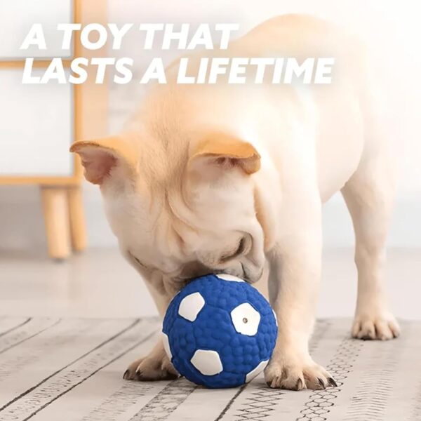 LinZong 2/4pcs Mighty Chew - Indestructible Toy for Dog,Mighty Chew Dog Toy,Bite Resistant Latex Pet Toy Ball,Squeaky Dog Toys,Best Gift for pet Teeth Cleaning and Gum Massage (Small, Combinations) - Image 4