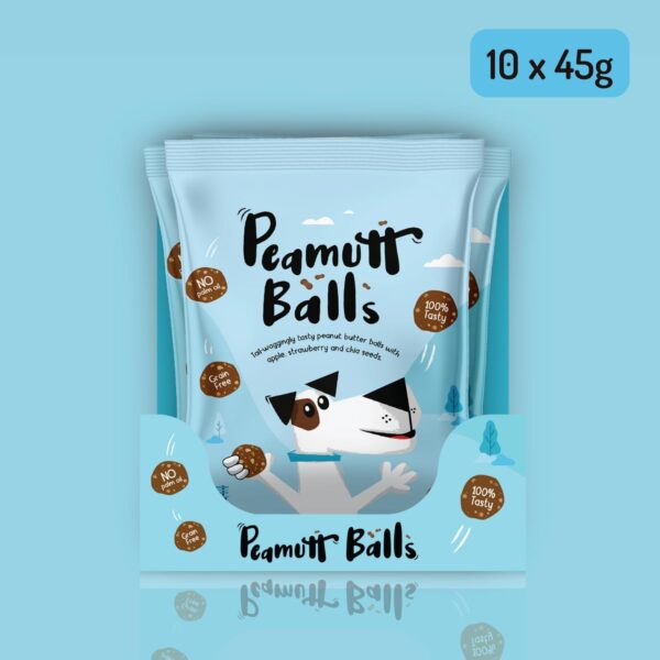 Peamutt Butter Balls, 10 x 45g, Peanut Butter Dog Treat, Formulated for Dogs, No Palm Oil, Feed as a Treat or Reward, Suitable for Dogs over 4 Months - Image 3