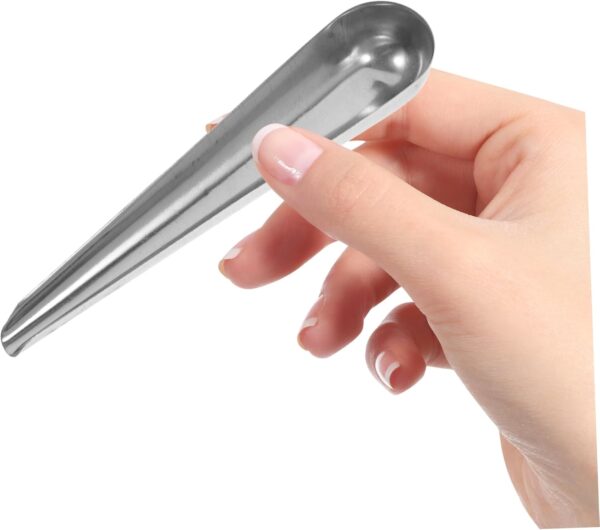 Yardwe 3pcs Feeder Pet Supplies Bird Food Added Tool Birds Food Birds Food Spoons Stainless Steel Food Scoop Pet Feeding Food Parrot Feeding Accessory Bird Food Scoop - Image 8