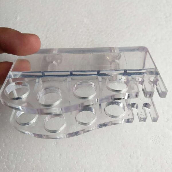 SOONHUA Aquarium Tool Holder Acrylic Fish Tank Holder Storage Rack Water Plants Maintenance Tool Holder Accessories Aquascape Decorations for Fish Tank Aquarium Supplies - Image 6