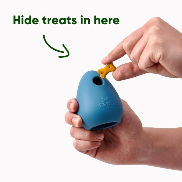 Beco Dog Toy - Natural Rubber Boredom Buster Enrichment Toy, Treat Ball - Green - Image 5