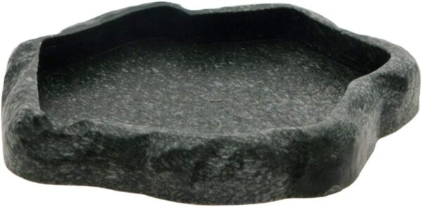 Uotyle Reptile Feeding Bowl, Crawler Pet Feeding Round bowl Food Water Non-toxic Resin Dish Suitable for Reptile Turtle Tortoise Scorpion Lizard Crabs Pets Supplies Cyan Small - Image 3