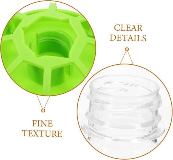 Yardwe 3pcs Parrot Feeder Parrot Food Feeding Container Automatic Bird Feeder Ornament Indoor Bird Feeder Bird Feeding Tool Bird Food Feeder Reusable Bird Feeder Bird Food Bowl - Image 8