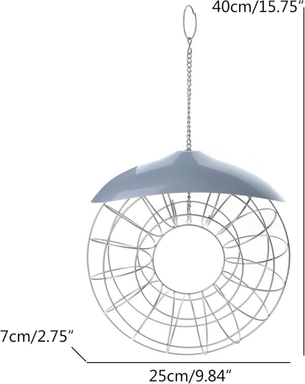 Hanging Feeder For Wild Birds Feeder Basket For Lovebirds Garden Sparrows Wild Bird Feeding Food Dispenser Storage - Image 3