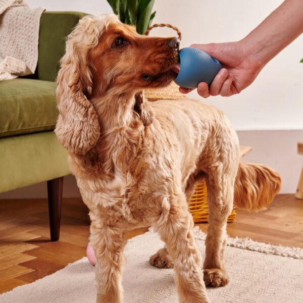 Beco Dog Toy - Natural Rubber Boredom Buster Enrichment Toy, Treat Ball - Green - Image 3