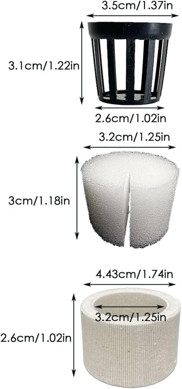 Aquatic Plants Fixed Ring Set Aquarium Plant Weights Pot Anti-Floating Ceramic Plant Fixing Basket Base Aquarium Plant Holder Rings Aquarium Landscape Decoration Fish Tank Accessories - Image 6