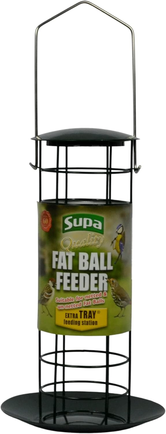 Supa Fat Ball Feeder & Tray Is Designed To Hold Both Netted And Un-netted Fat Balls. The Tray Acts Both As A Feeding Station & Also Stops Food From Falling On To The Ground Thus Discourages Vermin. - Image 4