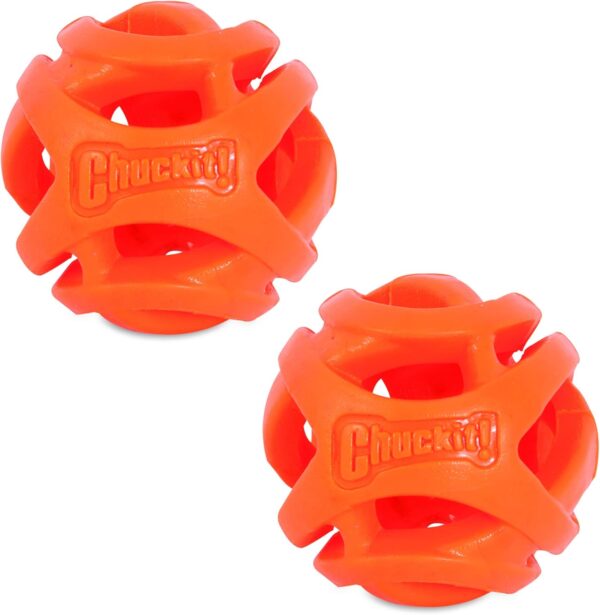 Chuckit! Air Fetch Dog Ball Durable Rubber Dog Toy Launcher Compatible Dog Balls, 10 Pack, Small - Image 2