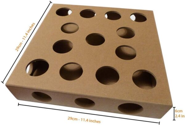 Unique Design - Interactive Indoor Cat Toy Puzzle Box – As Seen on Channel 5’s The Secret Life of Kittens - Four Cat Toys Included, 3 Balls and a Mouse – Best Gift for any Cat, Kitten or Their Owner! - Image 4