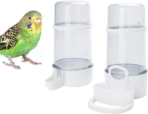 Bird Automatic Feeder for Cage Automatic Drinker Bird Food Water Bowl Bird Feeder and Waterer for Pet Parrot Cage - Image 5
