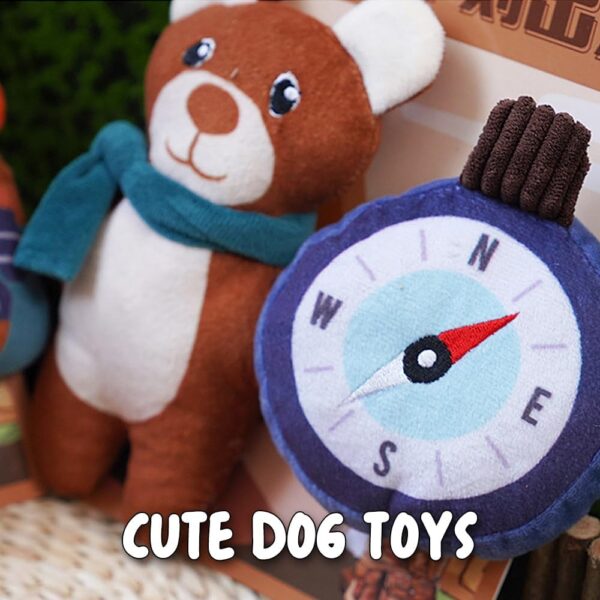 Speedy Panther Plush Dog Toys for Small Dogs, Bear Squeaky Dog Toys, Soft Dog Toy, Puppy Chew Toys for Medium Dogs - Image 2
