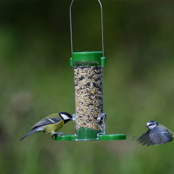 Bird Feeders Hanging Garden Bird Feeder - Jacobi Jayne® Get Set Go™ Hanging Seed Feeder For Wild And Garden Birds - Easy Clean Birdfeeder Perfect For Seed Blends And Bird Table Mixes - Image 9