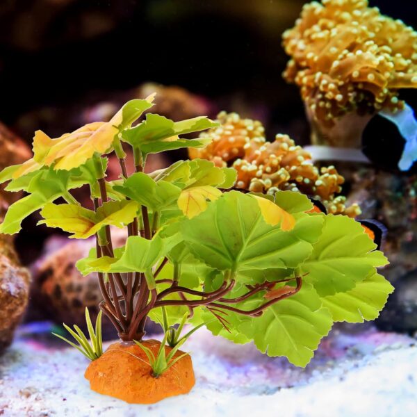 Sosoport Simulated Green Plants and Landscaping Jumping Spider Enclosure Accessories Terrarium Simulated Plant Reptile Tank Plant Aquarium Fake Plant Terrarium Plants Reptile Supplies - Image 8