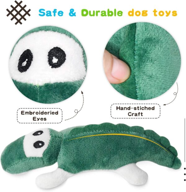 LEGEND SANDY Squeaky Dog Toys for Puppy Small Medium Dogs, Stuffed Samll Dog Toys Bulk with 12 Plush Pet Dog Toy Set, Cute Safe Dog Chew Toys Pack for Puppies Teething Visit the Store - Image 3
