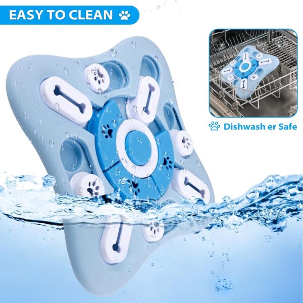 Leipple Dog Puzzle Toys,Dog Puzzle Slow Feeder Toy for Large Medium Small Dogs, Interactive Dog Toys for Improve Dog's IQ and Brain Stimulation.Dog Treat Dispenser with Squeaky and Non-Slip Design - Image 5
