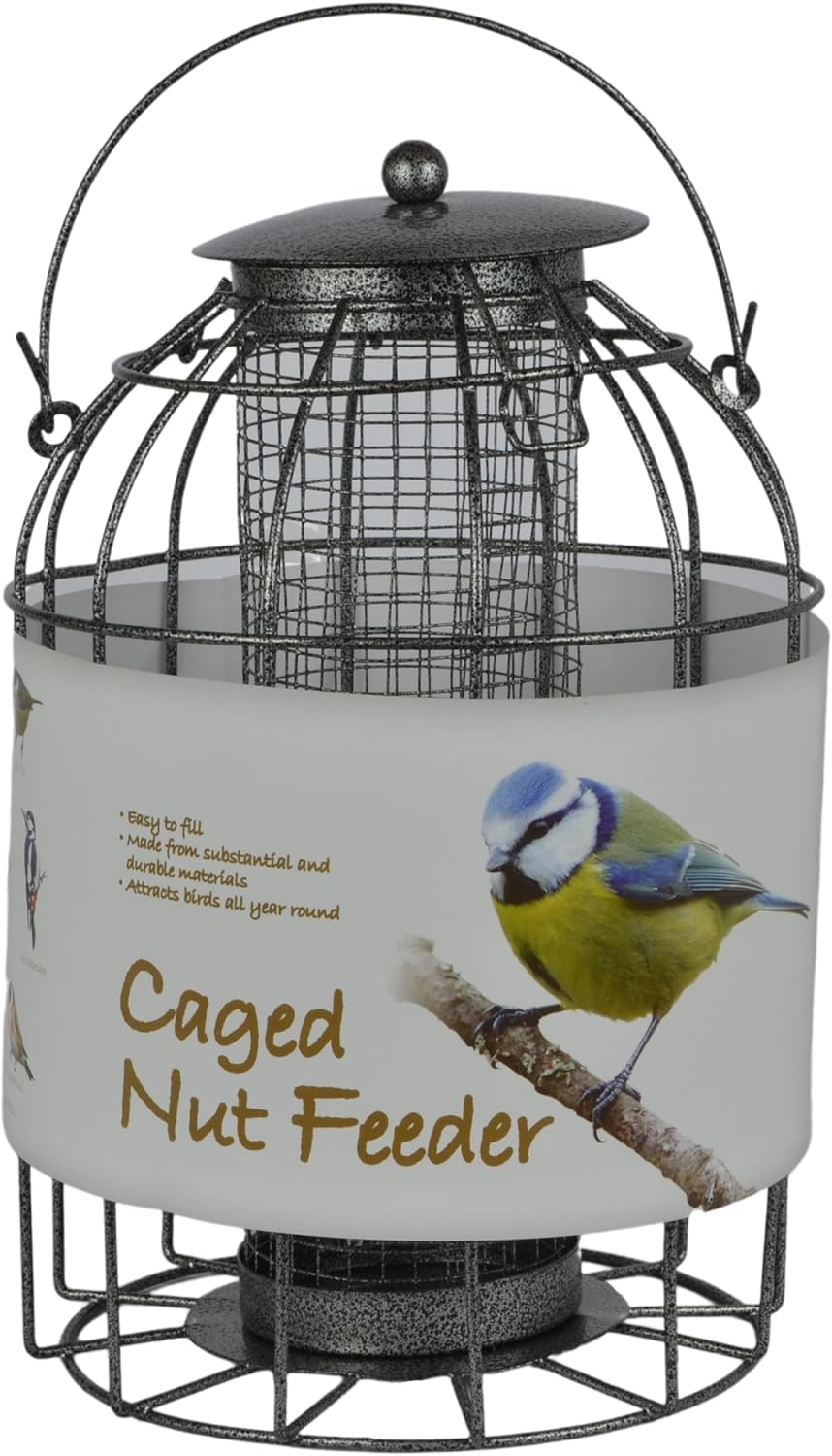 Green Jem Dome Caged Peanut Wild Bird Feeder, Designed To Deter Squirrels And Also Larger Garden Birds Such As Pigeons And Doves. - Image 5