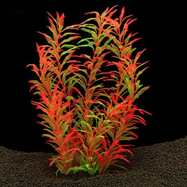 LAIYOHO 1 aquarium artificial plant plastic aquarium plant 28cm pink large landscape decoration aquarium plant decoration artificial plastic hydroponic plant fake aquarium aquatic plant - Image 4