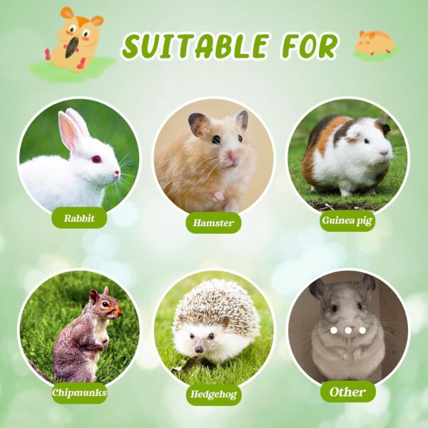 Episkey 22 Pcs Bunny Chew Toys,Natural Timothy Hay Chew Toy for Rabbits, Guinea Pigs, Gerbil, Hamster, Chinchilla Chew Toy for teeth Small Animals MolarTeeth Treats Toys (A) - Image 5