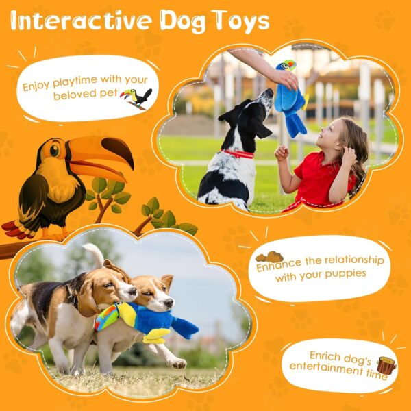 WOWBALA Plush Squeaky Dog Toys: Interactive Dog Toys - Tough Dog Toys for Large Dogs - Excellent Dog Toys for Small, Medium, Large Dogs - Image 6