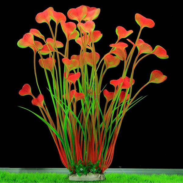 QIODAZOO Fish Tank Plants Artificial, 7 PCS Fish Artificial Aquatic Plants in Plastic Large Aquarium Decorations, Aquarium Vivid Plants Ornaments Colorful - Image 6