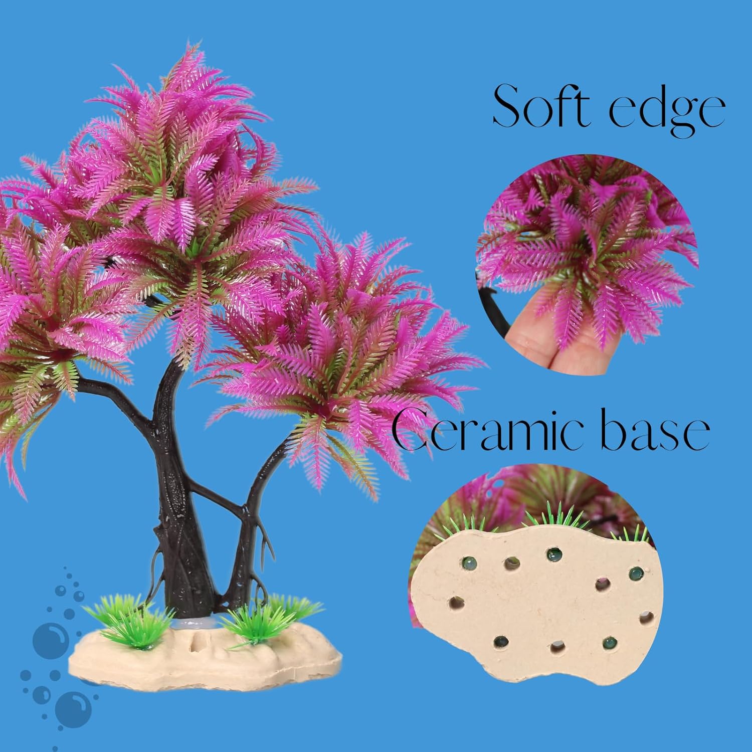 BAILMOLI Fish Tank Decorations, Aquarium Plants Green Fish Tank Plants Artificial Set Aquarium Ornaments Accessories - Image 6