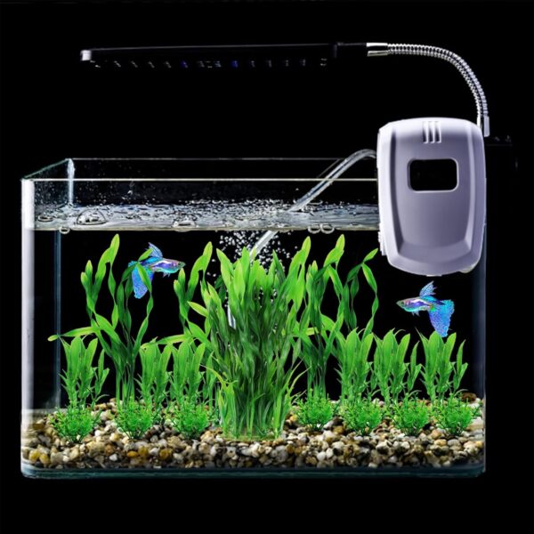 QUOZUO Aquarium Plants, 20pcs Fish Tank Decor Green Plants Artificial Aquarium Decorations for Household and Office Aquarium, Small to Large - Image 2