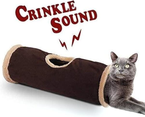 ALL FOR PAWS Lambswool Find Me Cat Tunnel - Image 4