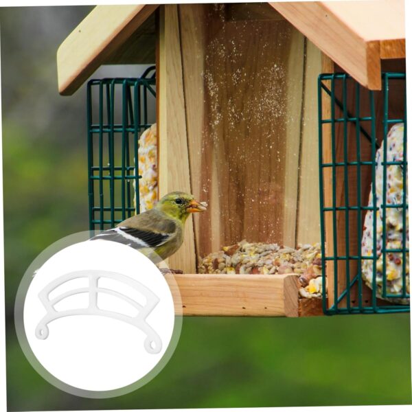 Yardwe 2pcs Feeder Extension Rack Practical Bird Cage Feeder Perch Bird Cage Feeders Perch Practical Bird Feeder Perch Parrot Food Feeding Container Perch Bird Cage Supply Bird Cage Perch - Image 3