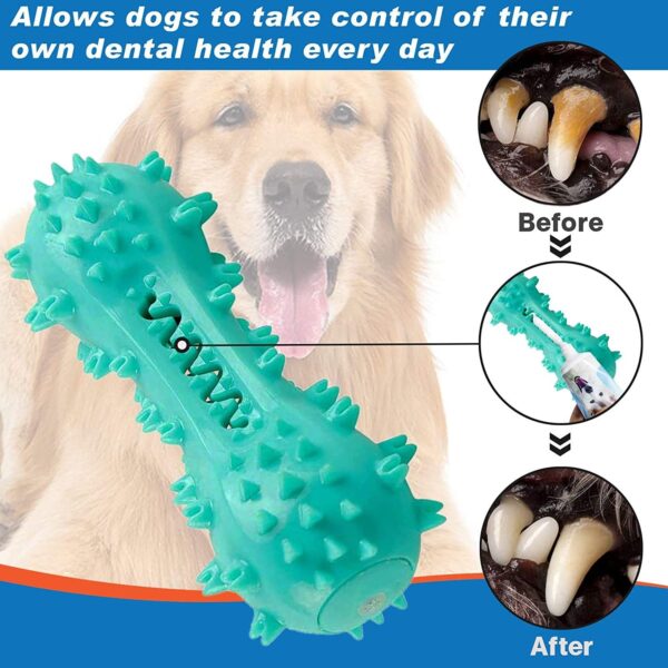 Toothbrush Dog Chew Toy, Stick Bone for Dog Teeth Cleaning, Tooth Brushing, Teething Chew Toys, Dental Oral Care for Small, Medium and Large Dogs(Blue) - Image 4